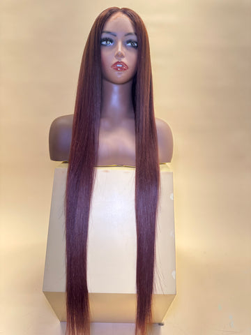 Kit sale: Custom colored cherry red 30” bone straight