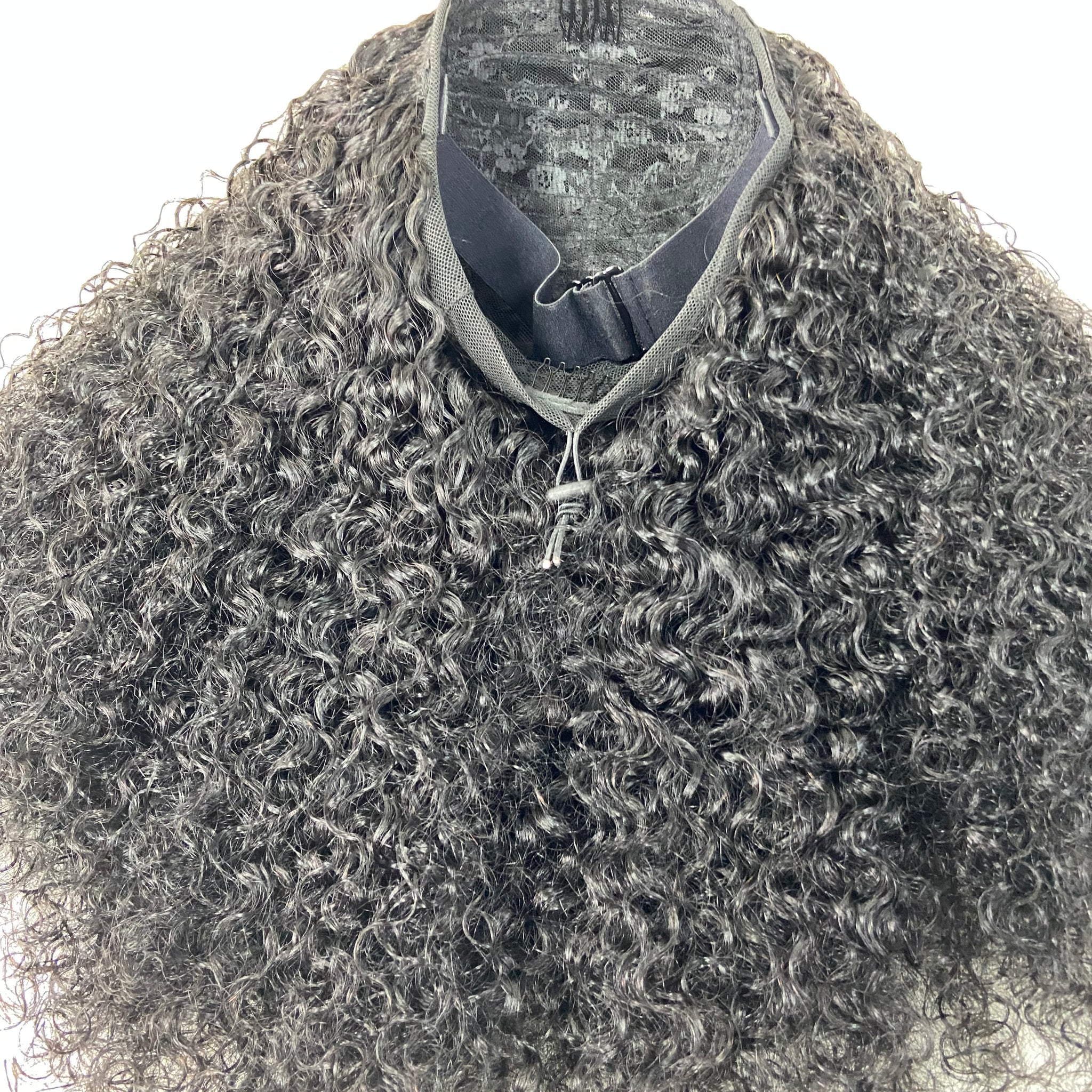 New: Bliss Burmese curly- flip over drawstring crown